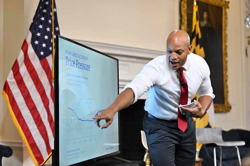 Governor Moore holds a Town Hall on the State Plan by Joe Andrucyk at Governor's Reception Room, 100 State Circle, Annapolis MD 21401